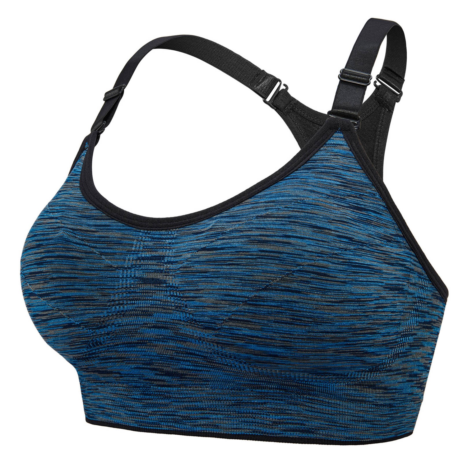 thumbnail image 5 of Pack de 2 sujetadores deportivos de alto impacto para mujer - Camiseta sin costuras para yoga y running con tirantes ajustables (tallas S-XL), 5 of 5